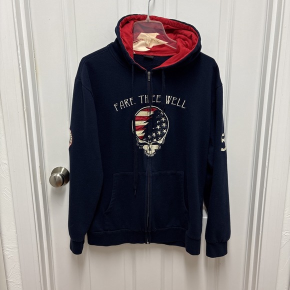 Grateful Dead Fare Thee Well Hoodie Trey Anastasio Bruce Hornsby - Large